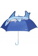 Blauer Kinderregenschirm Hai von Playshoes  1