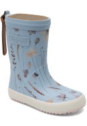 Blaue Kinderregenstiefel Fashion "Lavender Blossom" von Bisgaard