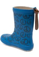 Blaue Kinderregenstiefel Fashion "Peace on Earth" von Bisgaard 3