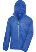 Royalblaue leichtgewichtige Regenjacke von Result