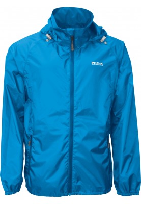 Blaue leichtgewichtige Herrenregenjacke Packable von Pro-X Elements