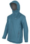 Blaue (Petrol) Herren-Regenjacke Stow and Go von Highlander 1