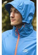 Blaue Regenjacke Stow and Go von Highlander  4