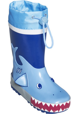 Blaue Regenstiefel Hai von Playshoes