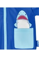 Blau Regenanzug Hai von Playshoes 5