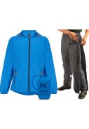 Blauer Regenanzug von Mac in a Sac (Hose mit langem Reißverschluss) 1