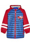 Blau/rote Regenjacke Rennwagen von Playshoes 1