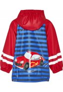 Blau/rote Regenjacke Rennwagen von Playshoes 2