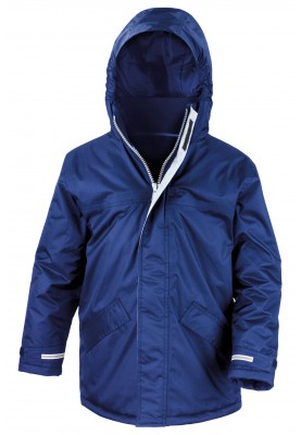 Royalblaue Winter-/Regenjacke für Kinder von Result