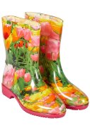 Blumen print Damen Gummistiefel von XQ Footwear 2