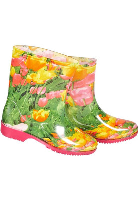 Blumen print Damen Gummistiefel von XQ Footwear