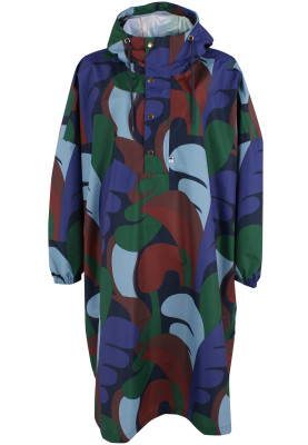 Blue Purple Trops Regenponcho Danedream Drops Regenponcho von Danefae