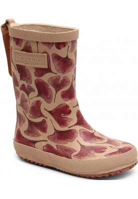 Bordeaux Kinderregenstiefel Fashion  "bordeaux leaves" von Bisgaard