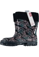 Damen Gummistiefel mit Blumenmuster von XQ 2