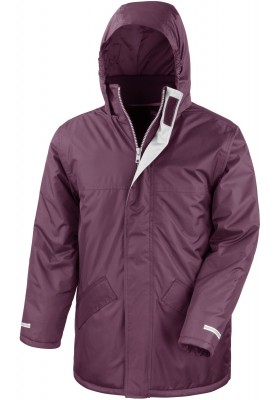 Burgundy (bordeauxroter) Winterparka von Result