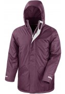 Burgundy (bordeauxroter) Winterparka von Result