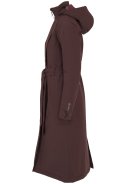 Dunkelrote Winter-Trenchcoat-Puffer van AGU 2