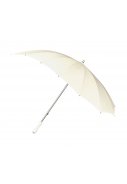 Braut gebrochen weiß / beige "Herz" Regenschirm  2