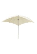 Braut gebrochen weiß / beige "Herz" Regenschirm  5