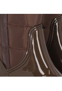 Braun gefütterte Fashion Regenstiefel von XQ 2