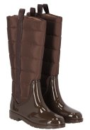 Braun gefütterte Fashion Regenstiefel von XQ