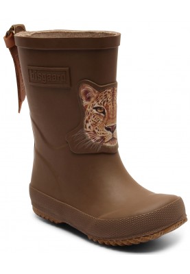 Braune Regenstiefel Basic mit Jaguar von Bisgaard