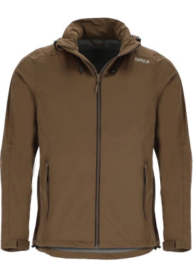 Braune Stretch Herrenregenjacke Oskar von Pro-X Elements
