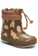 Braune mit Bärenmotiv Gummistiefel "Thermo Baby" von Bisgaard