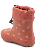 Rosa mit Hertzenmotiv Gummistiefel "Thermo Baby" von Bisgaard 2