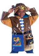 Braune Kinder Regenmantel Pirate  von Kidorable 2