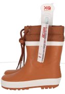 Braune Kinder-Gummistiefel mit Fleece futter von XQ Footwear 2