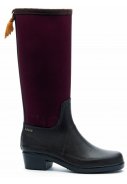 Braune Regenstiefel Miss Julliete Duo von Aigle