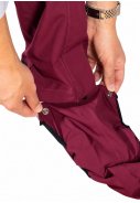 Burgundy Regenhose  (Langgröße) mit durchgehendem Reißverschluss 4