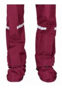 Burgundy Regenhose Storm mit durchgehendem Reißverschluss 4