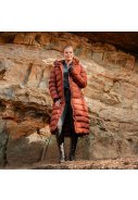 Burnt Umber wasserdichte Pufferjacke Eloise von Horka 5