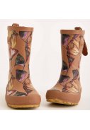 Beige Kinderregenstiefel "camel flowers" von Bisgaard 4