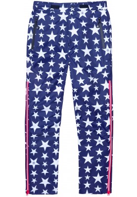 Blaue (stars and stripes) nachhaltige Regenhose von Dripp Rainwear