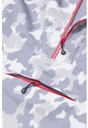 Grauer (camo grey) nachhaltiger Regenponcho von Dripp Rainwear 3