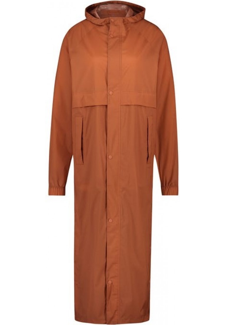 Orange/roter (cinnabar) Packable Regenparka Urban Outdoor von AGU