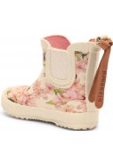 Cremefarben mit Blumen Kinderregenstiefel "Baby" von Bisgaard 2