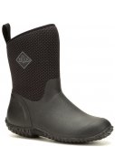 Halbhoher Muck Boots Muckster II schwarz / rosa bedruckt 1