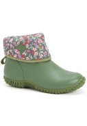 Halbhoher Muck Boots Muckster II green/floral bedruckt
