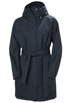 Dunkelblaue Damen Classic Trenchcoat von Helly Hansen