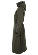 Dunkelgrüne lange Regenjacke Danedogwalker von Danefae 2