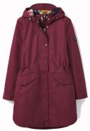 Dark purple Damenregenjacke-/parka Loxely von Joules 1