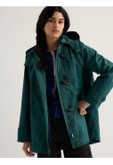 Grüne (Dark Wreckage) Damen Regenmantel Sea Drift Coat von Seasalt 4