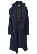 Deep Marine Urban outdoor lange Damenregenjacke von AGU 2