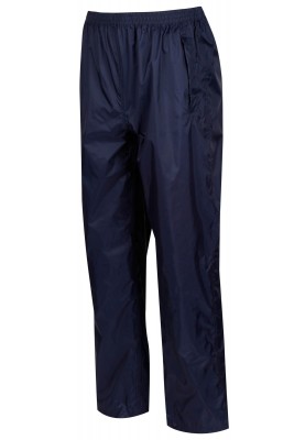 Dunkelblaue Damenregenhose Pack It von Regatta