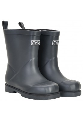 Tolle graue Basic Kindergummistiefel von CeLaVi