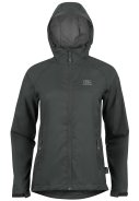 Dunkelgraue Damen Regenjacke Stow and Go von Highlander 2